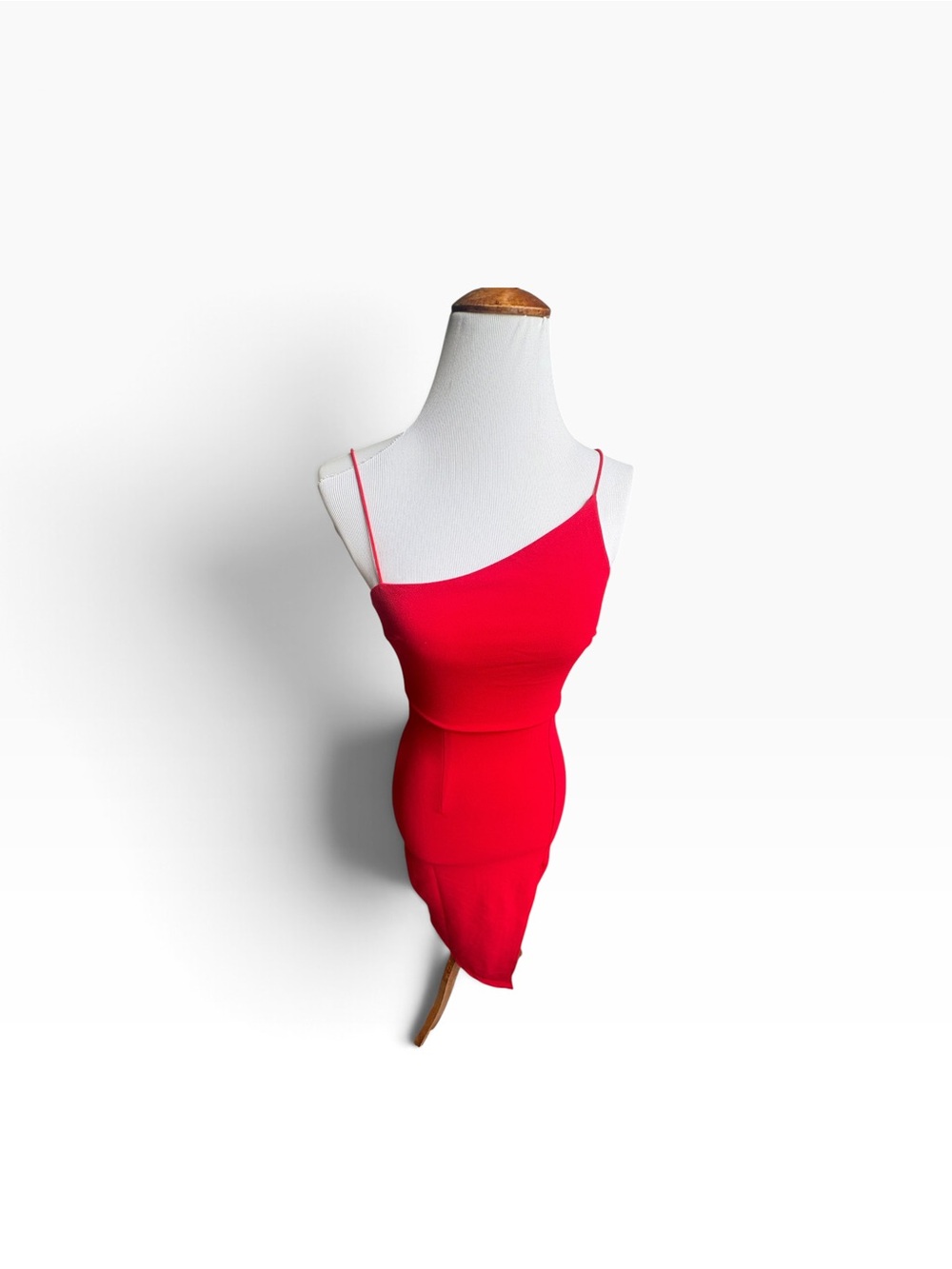 Princess Polly Hot Pink Asymmetrical One-Shoulder Bodycon Dress